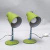 Paire de petites lampes kaki Targetti 1970 Paire de petites lampes kaki Targetti 1970