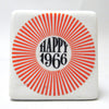 Cube presse-papier Happy New Year 1965 Piero Fornasetti Cube presse-papier Happy New Year 1965 Piero Fornasetti