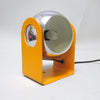 Lampe italienne orange et chrome Space Age Années 70 Lampe italienne orange et chrome Space Age Années 70