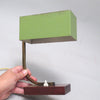 Lampe de bureau italienne en bois et métal Années 60 Lampe de bureau italienne en bois et métal Années 60