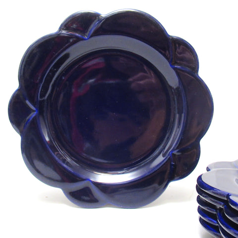 Service d'assiettes Fleurs bleues Angelo Mangiarotti Fratelli Brambilla
