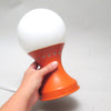 Paire de lampes Diabolo en métal Années 70 Paire de lampes Diabolo en métal Années 70
