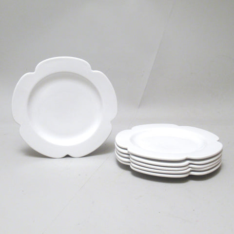 Service d'assiettes Fleurs blanches Angelo Mangiarotti Fratelli Brambilla