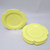 Service d'assiettes Fleurs jaunes Angelo Mangiarotti Fratelli Brambilla Service d'assiettes Fleurs jaunes Angelo Mangiarotti Fratelli Brambilla
