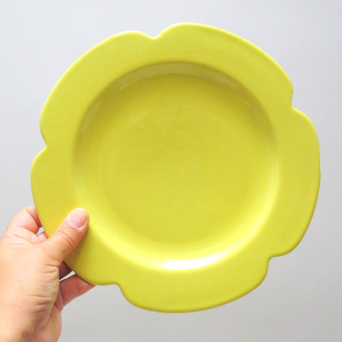 Service d'assiettes Fleurs jaunes Angelo Mangiarotti Fratelli Brambilla