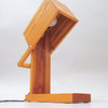 Lampe en bois Italie circa 1970 Lampe en bois Italie circa 1970
