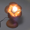 Lampe fleur en bois Années 70 Lampe fleur en bois Années 70