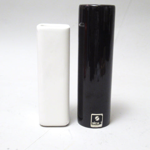 Deux vases rouleau Pino Spagnolo Sicart Années 70
