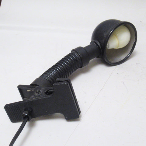 Lampe à pince noire Targetti 1970