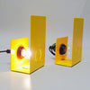 Paire d'appliques Armilla jaunes Vico Magistretti Artemide Paire d'appliques Armilla jaunes Vico Magistretti Artemide