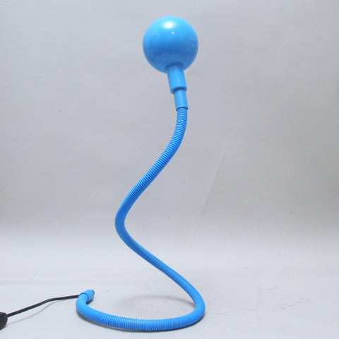 Lampe serpent Hebi bleu Isao Hosoe