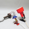 Petite lampe à pince rouge et bleue Années 70 Petite lampe à pince rouge et bleue Années 70