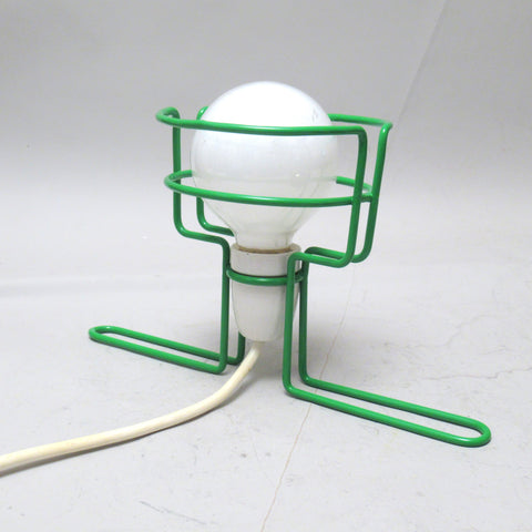 Lampe verte Leonardi Stagi Lumenform circa 1970