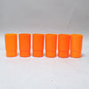 Six gobelet plastique orange Plastique de Bourgogne circa 1970 Six gobelet plastique orange Plastique de Bourgogne circa 1970