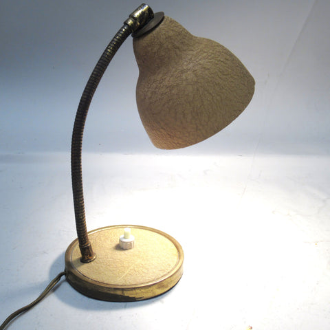 Petite lampe de bureau vintage beige Années 50/60