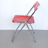 Chaise Plia rouge Piretti Anonima Castelli Chaise Plia rouge Piretti Anonima Castelli