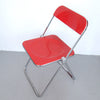 Chaise Plia rouge Piretti Anonima Castelli Chaise Plia rouge Piretti Anonima Castelli
