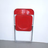 Chaise Plia rouge Piretti Anonima Castelli Chaise Plia rouge Piretti Anonima Castelli