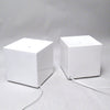 Paire de lampes cube en céramique Perdomello Années 70 Paire de lampes cube en céramique Perdomello Années 70