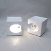 Paire de lampes cube en céramique Perdomello Années 70 Paire de lampes cube en céramique Perdomello Années 70