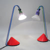 Paire de lampes post-modernes Cerva Années 80 Paire de lampes post-modernes Cerva Années 80
