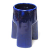 Petit vase moderniste bleu Années 70 Petit vase moderniste bleu Années 70