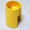 Petit vase moderniste jaune Années 70 Petit vase moderniste jaune Années 70