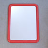 Miroir rectangulaire rouge Finnmirror 1970/80 Miroir rectangulaire rouge Finnmirror 1970/80