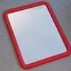 Miroir rectangulaire rouge Finnmirror 1970/80 Miroir rectangulaire rouge Finnmirror 1970/80