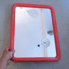 Miroir rectangulaire rouge Finnmirror 1970/80 Miroir rectangulaire rouge Finnmirror 1970/80