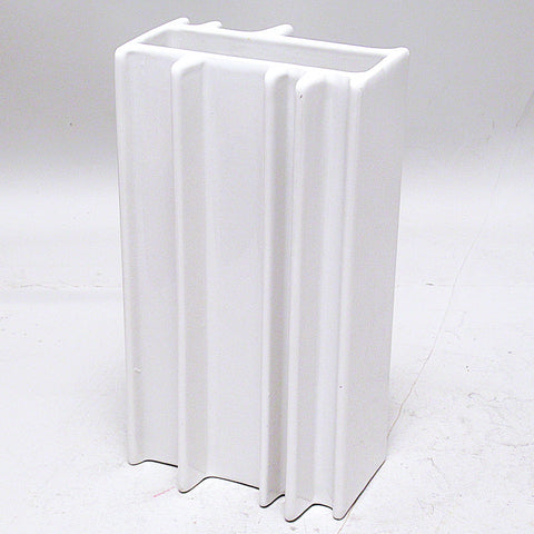 Vase blanc Angelo Mangiarotti Fratelli Brambilla