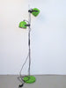Lampadaire à 2 spots vert Brilliantleuchten Années 70 Lampadaire à 2 spots vert Brilliantleuchten Années 70