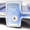 Vase bleu Angelo Mangiarotti Fratelli Brambilla 1968 Vase bleu Angelo Mangiarotti Fratelli Brambilla 1968