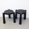Tabouret Stooble noir Anna Castelli Ferrieri Kartell Tabouret Stooble noir Anna Castelli Ferrieri Kartell