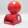 Lampe boule rouge Enrico Tronconi Années 60 Lampe boule rouge Enrico Tronconi Années 60