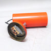 Spot en métal orange Luminaires Delmas Années 70 Spot en métal orange Luminaires Delmas Années 70