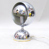 Lampe boule italienne chromée Années 60 Lampe boule italienne chromée Années 60