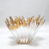 Vase mouchoir en verre Cristallerie de Bayel Années 60 Vase mouchoir en verre Cristallerie de Bayel Années 60