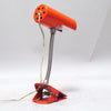 Lampe à pince vintage orange Années 70 Lampe à pince vintage orange Années 70