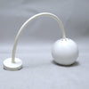 Applique Boule blanche à bras flexibles 1970 Applique Boule blanche à bras flexibles 1970
