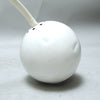 Applique Boule blanche à bras flexibles 1970 Applique Boule blanche à bras flexibles 1970