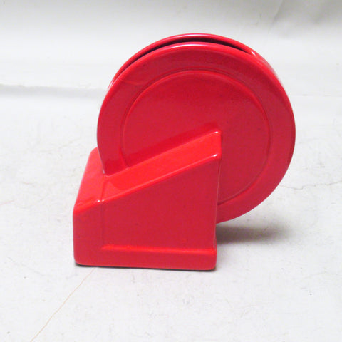 Vase rouge JG. Hall Parravicini 1970