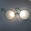 Grande applique Lunettes vertes Lisolachenoncè Annees 80 Grande applique Lunettes vertes Lisolachenoncè Annees 80