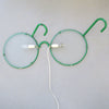 Grande applique Lunettes vertes Lisolachenoncè Annees 80 Grande applique Lunettes vertes Lisolachenoncè Annees 80