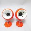 Paire d'appliques orange années 70 Paire d'appliques orange années 70