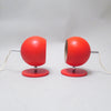 Paire de lampes boules rouges Koch & Lowi OMI Paire de lampes boules rouges Koch & Lowi OMI