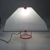 Lampe Falene rouge Piero de Martini Arteluce Années 80 Lampe Falene rouge Piero de Martini Arteluce Années 80