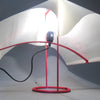Lampe Falene rouge Piero de Martini Arteluce Années 80 Lampe Falene rouge Piero de Martini Arteluce Années 80