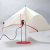 Lampe Falene rouge Piero de Martini Arteluce Années 80 Lampe Falene rouge Piero de Martini Arteluce Années 80