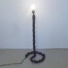 Lampe brutaliste Chaine en métal Années 70 Lampe brutaliste Chaine en métal Années 70